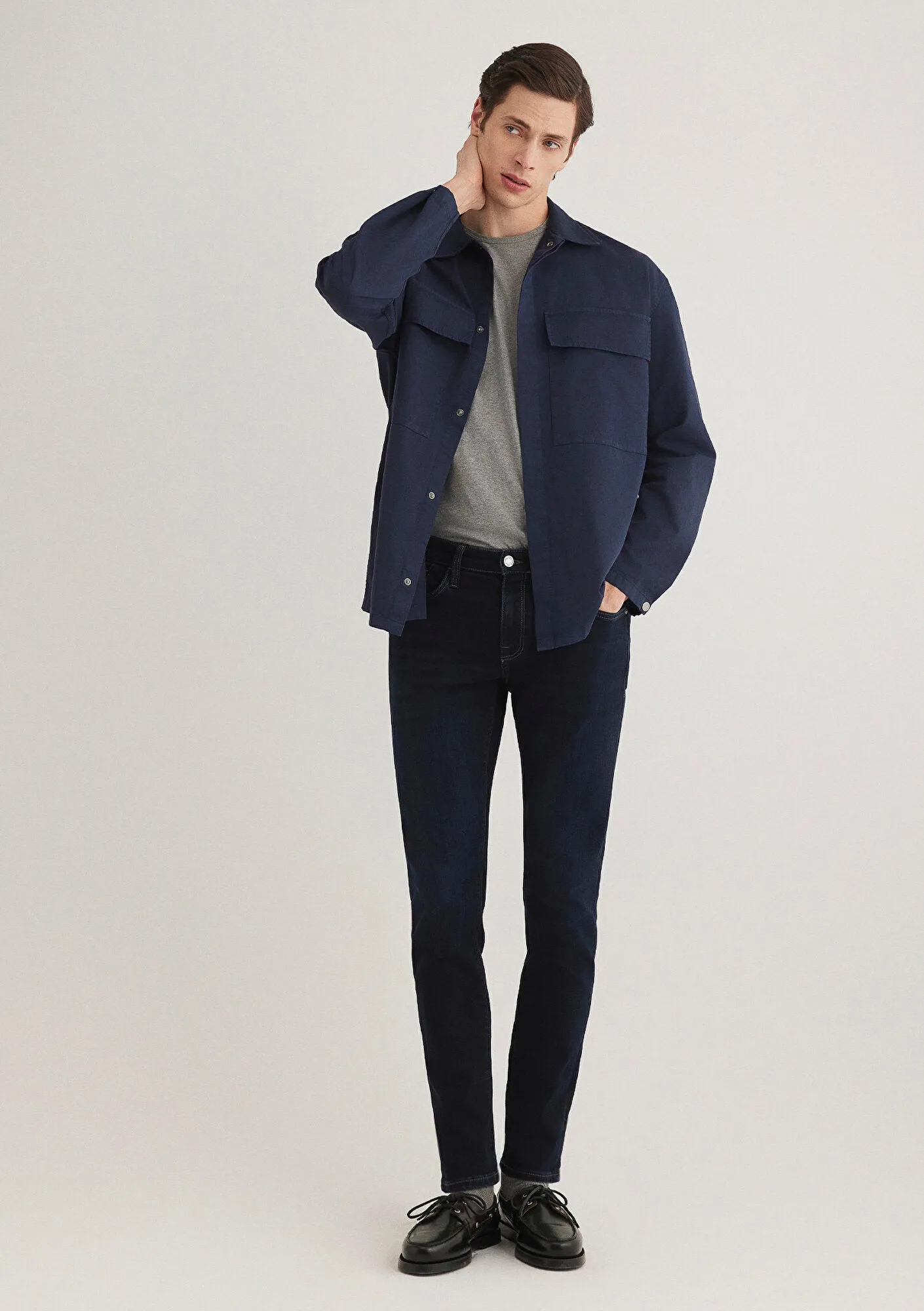 James Deep Ink Premium Blue Jean Pants
