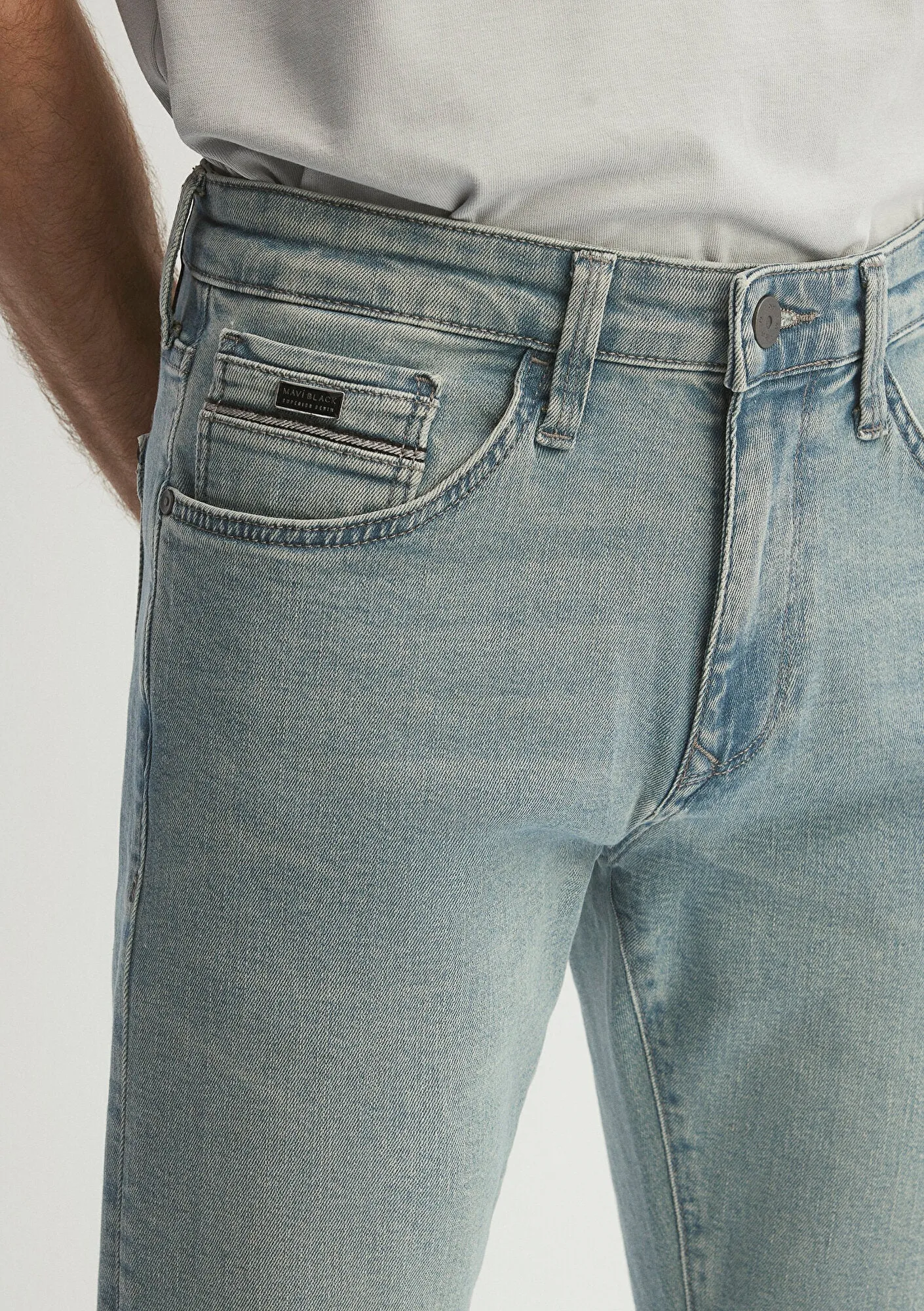 James Light Mossy Mavi Black Jean Pants