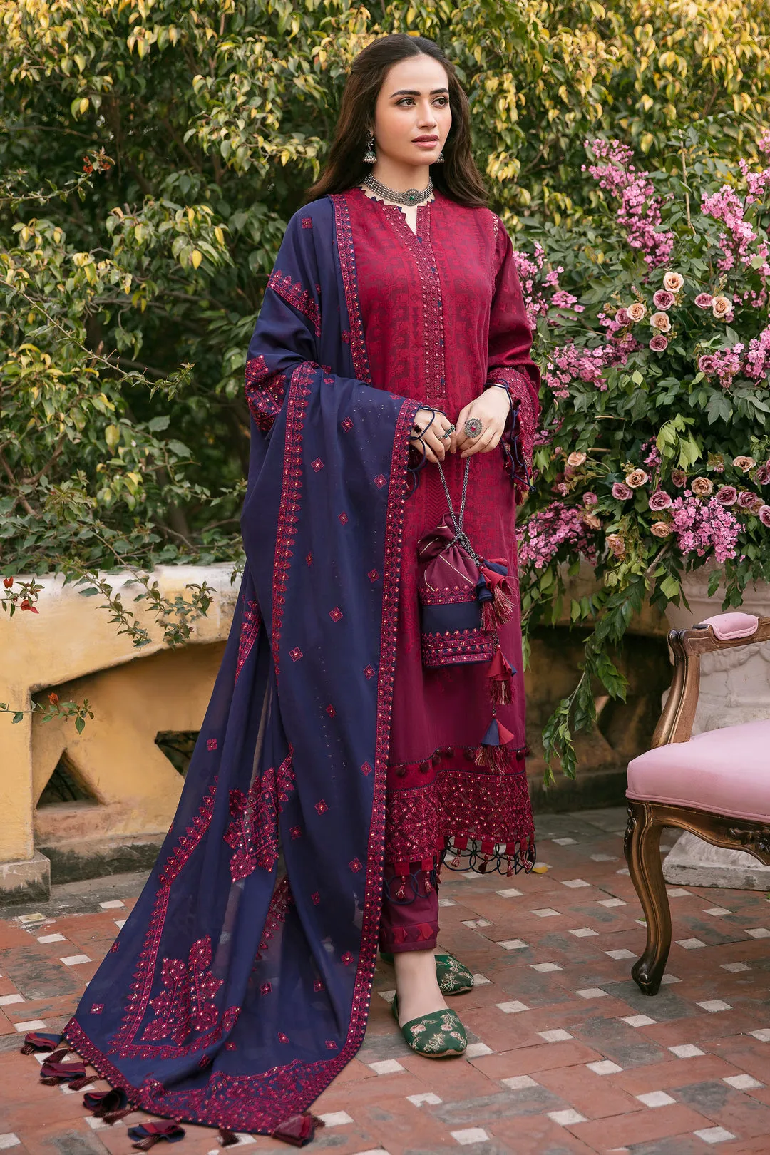 JAZMIN SHAHKAAR LAWN SS'23 | Vol 2 | GULZAAR
