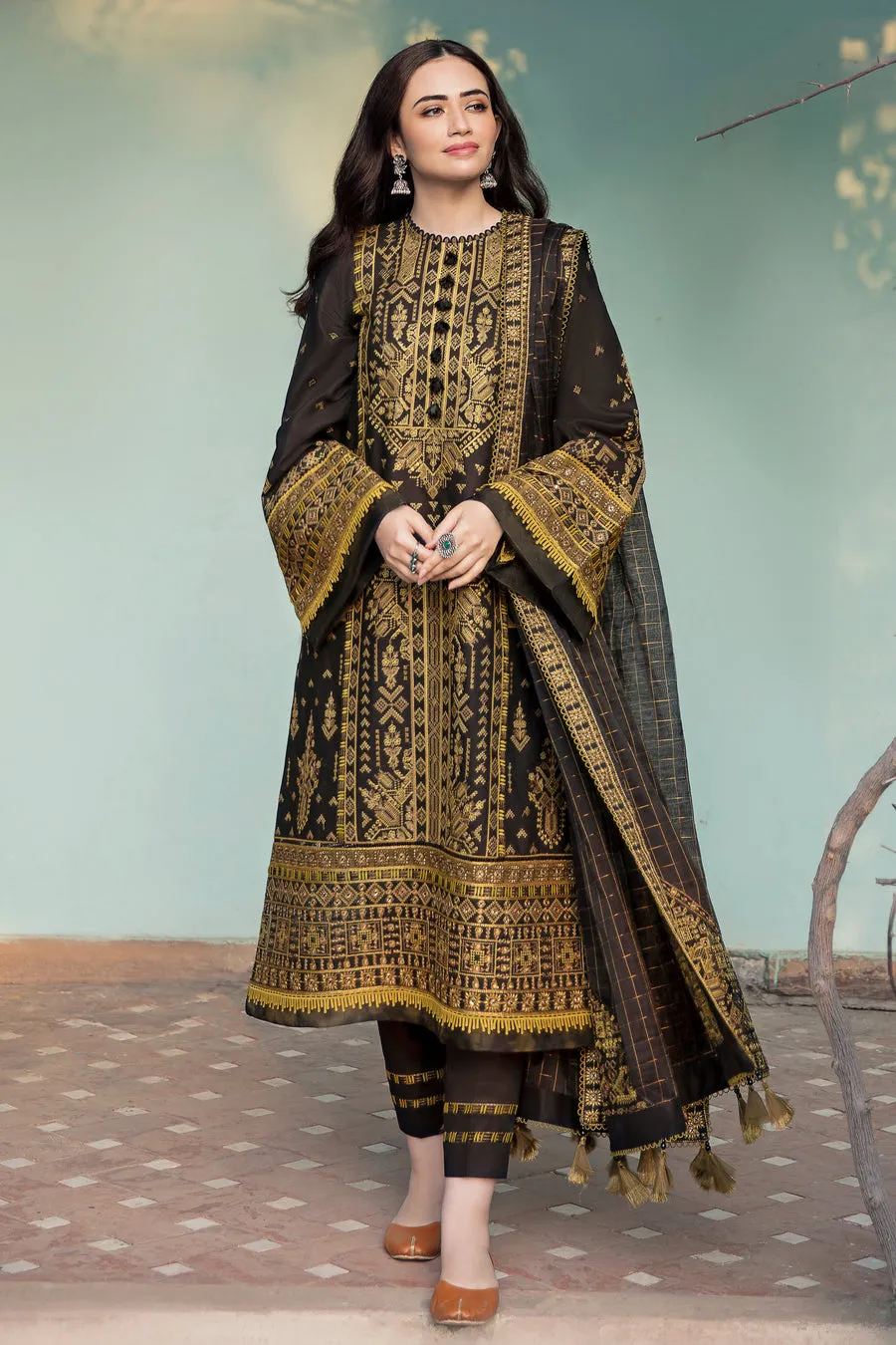 JAZMIN SHAHKAAR LAWN SS'23 | Vol 2 | SHAB