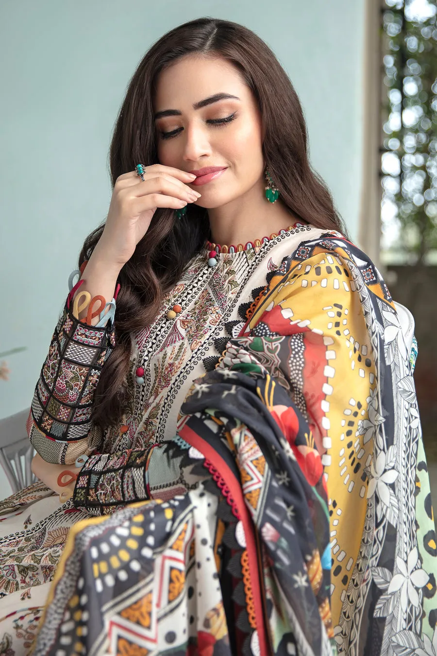 JAZMIN SHAHKAAR LAWN SS'23 | Vol 2 | UJALA