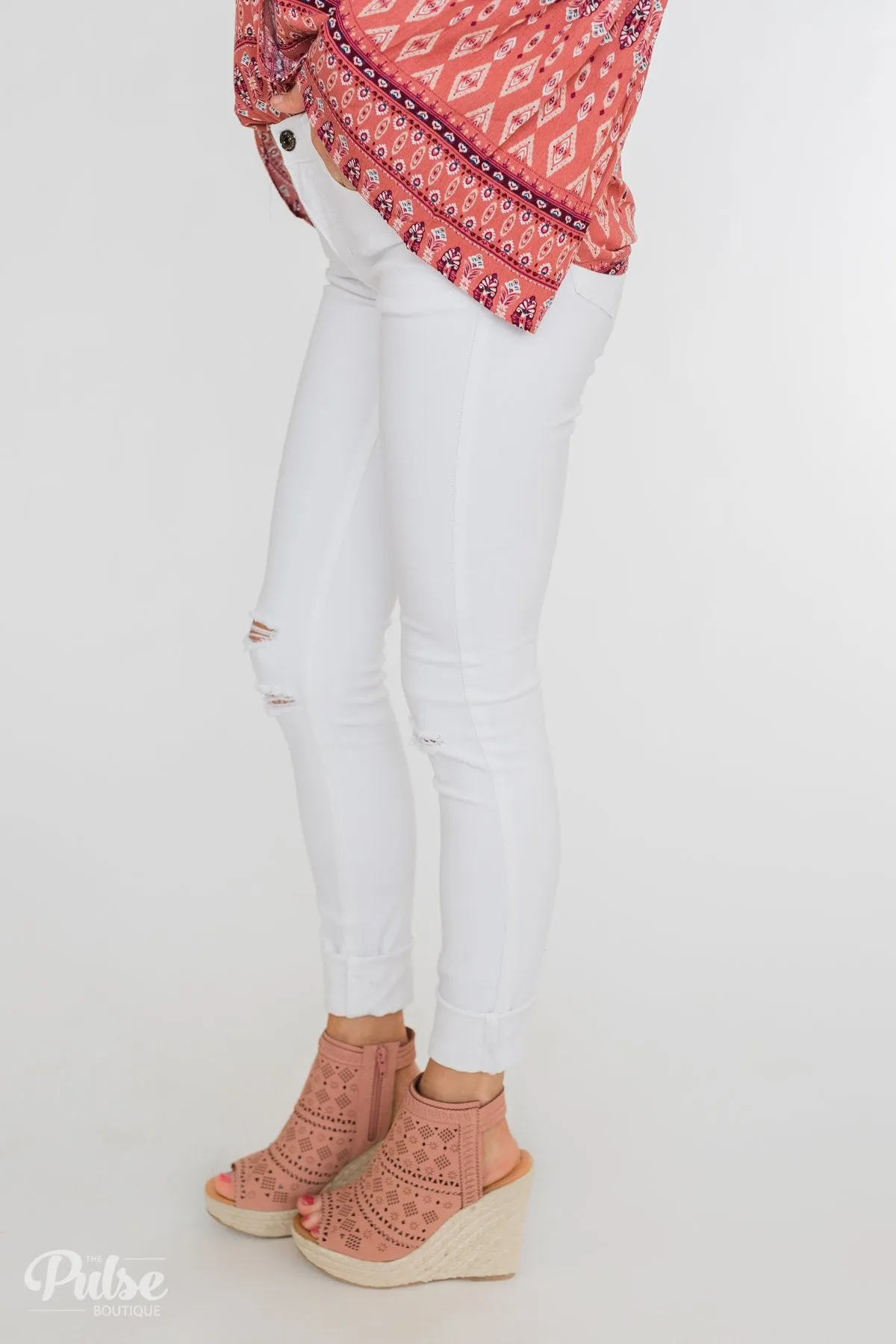 KanCan Greta Jeans- White
