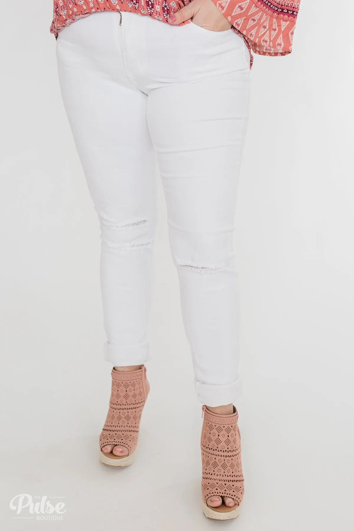 KanCan Greta Jeans- White
