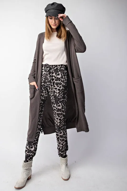 KARA LEOPARD PRINT PANTS*