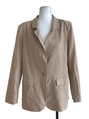 Khaki Plain Blazer