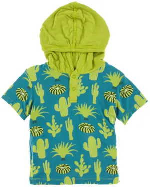 KicKee Pants Seagrass Cactus S/S Hoodie Tee