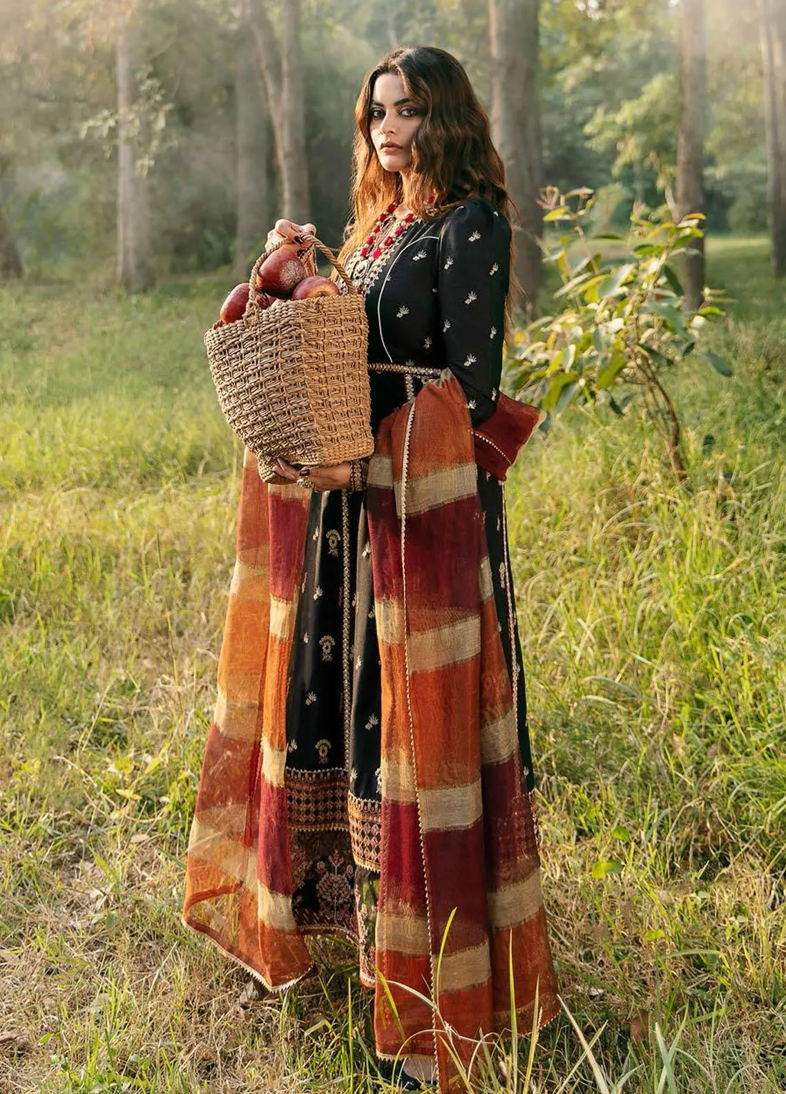 KK-02 | Qalamkar Winter Shawl Collection 2021 | Unstitched Embroidered Suits