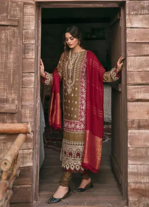 KK-08 | Qalamkar Winter Shawl Collection 2021 | Unstitched Embroidered Suits