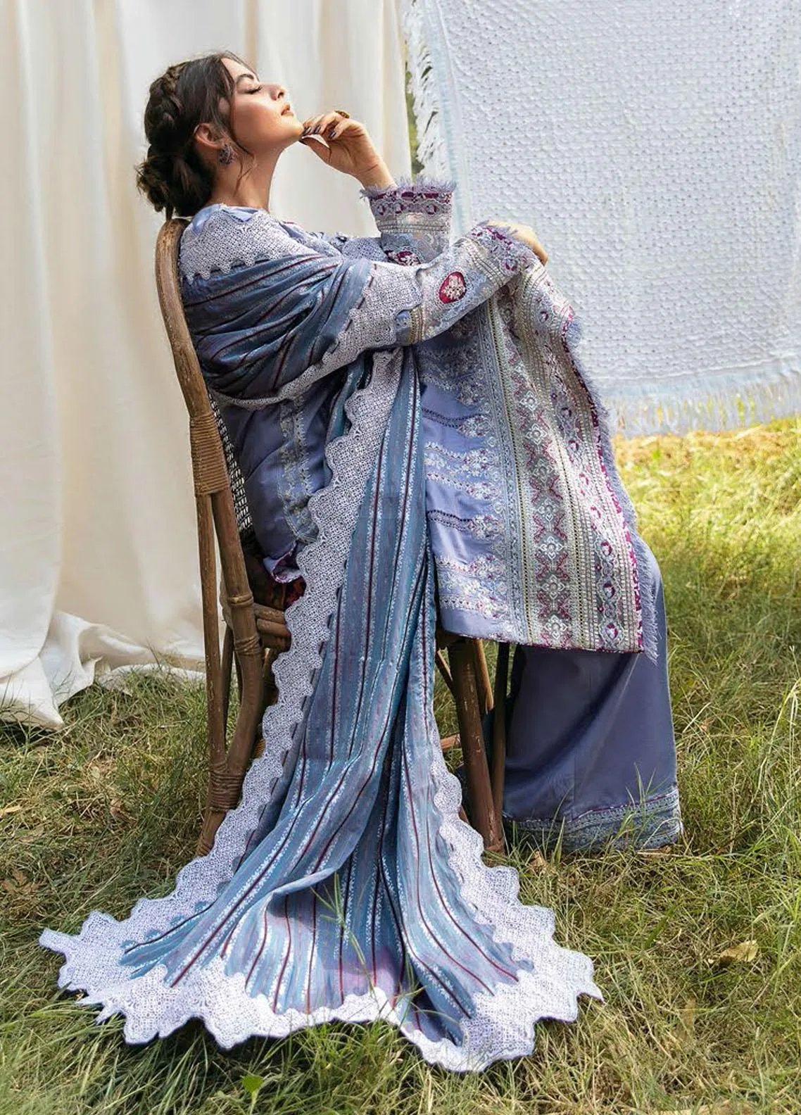 KK-09 | Qalamkar Winter Shawl Collection 2021 | Unstitched Embroidered Suits