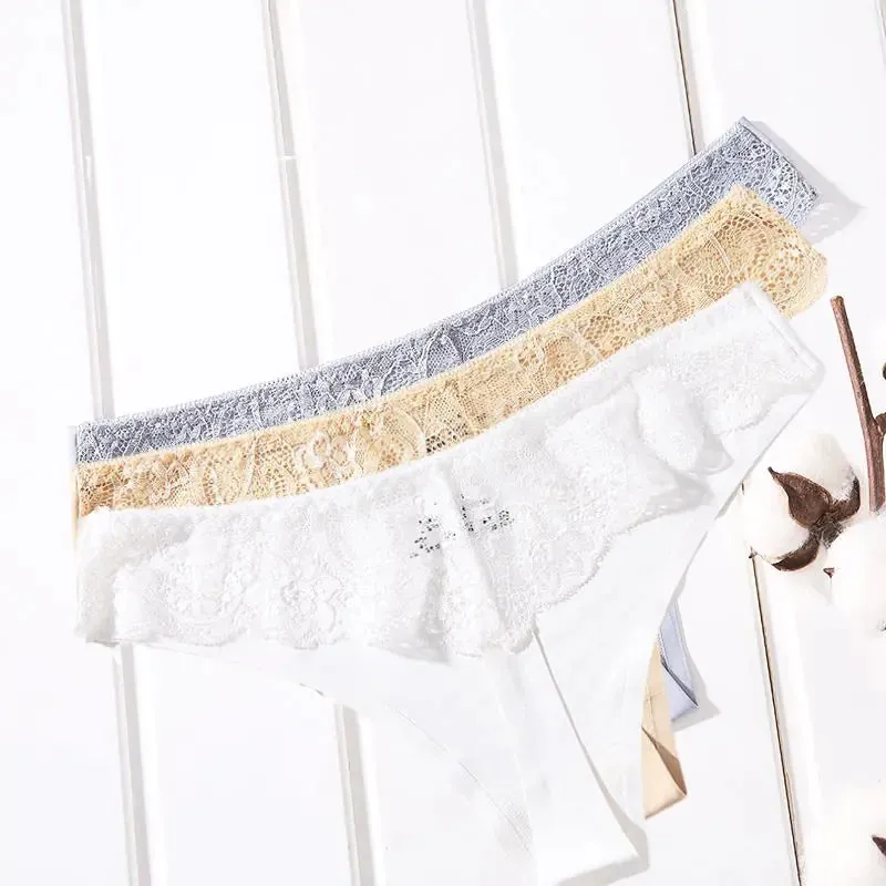 Lace Seamless Underwear Thong