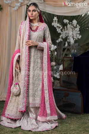 Latest Pakistani Banarsi Gharara Design Dress #BS176