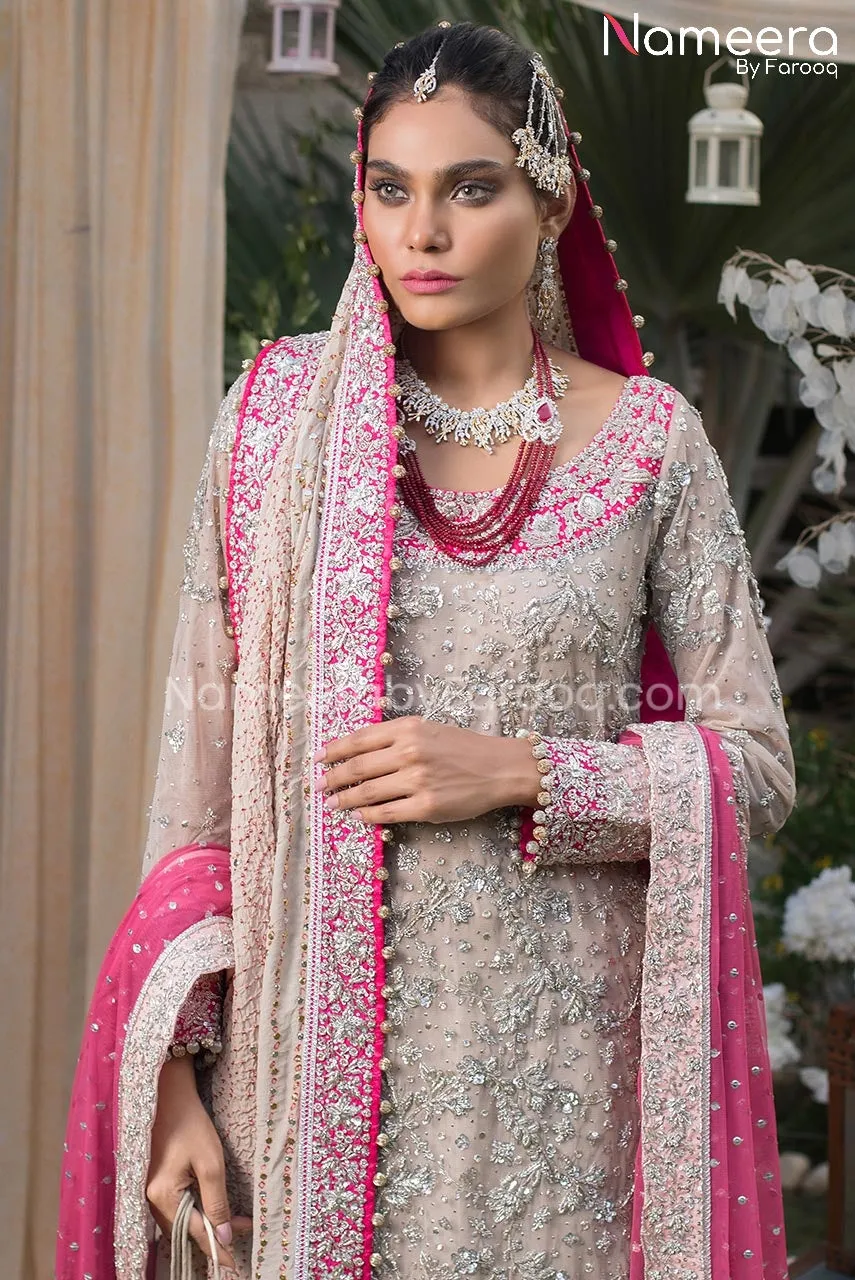 Latest Pakistani Banarsi Gharara Design Dress #BS176