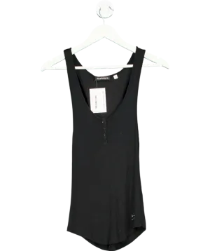 LES GIRLS LES BOYS Les Girls Les Boys - Rib Jersey Vest In Black No Size