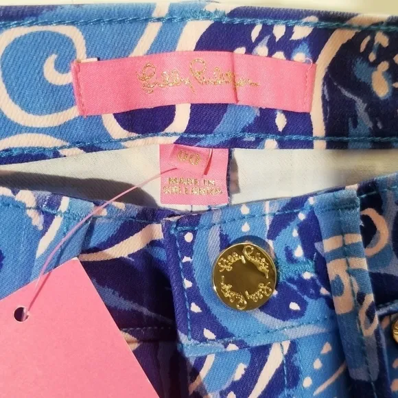LILLY PULITZER South Ocean Skinny Crop Jeans Pants