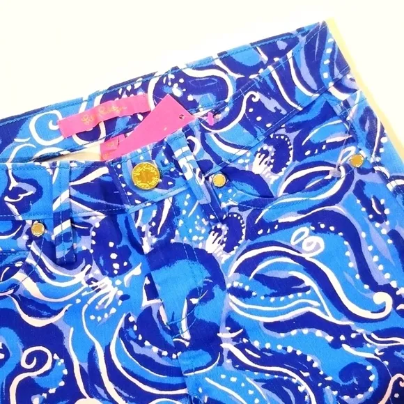 LILLY PULITZER South Ocean Skinny Crop Jeans Pants