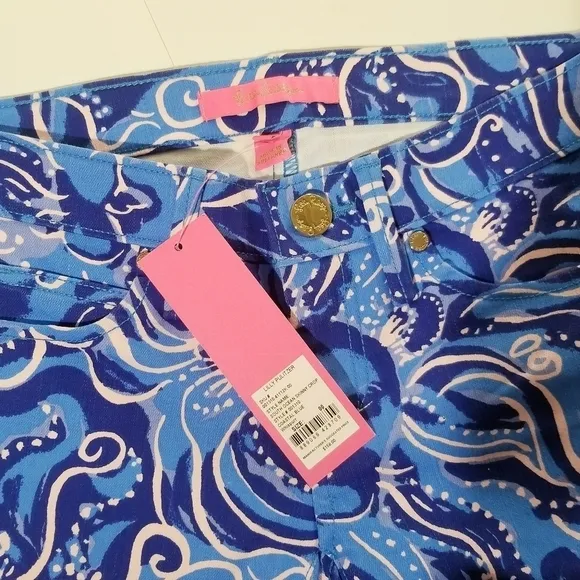 LILLY PULITZER South Ocean Skinny Crop Jeans Pants