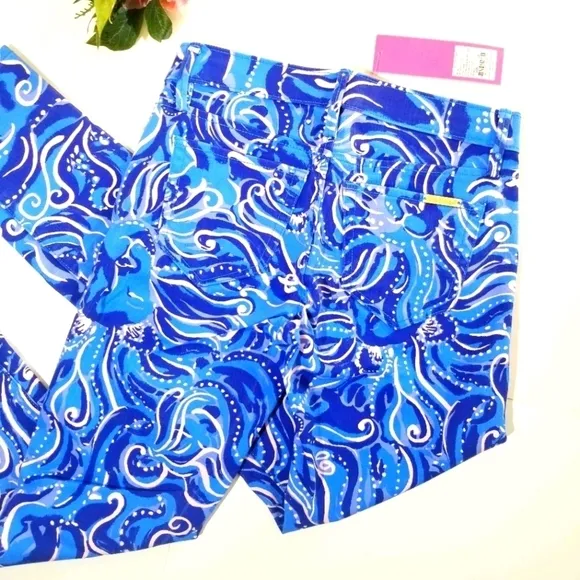 LILLY PULITZER South Ocean Skinny Crop Jeans Pants