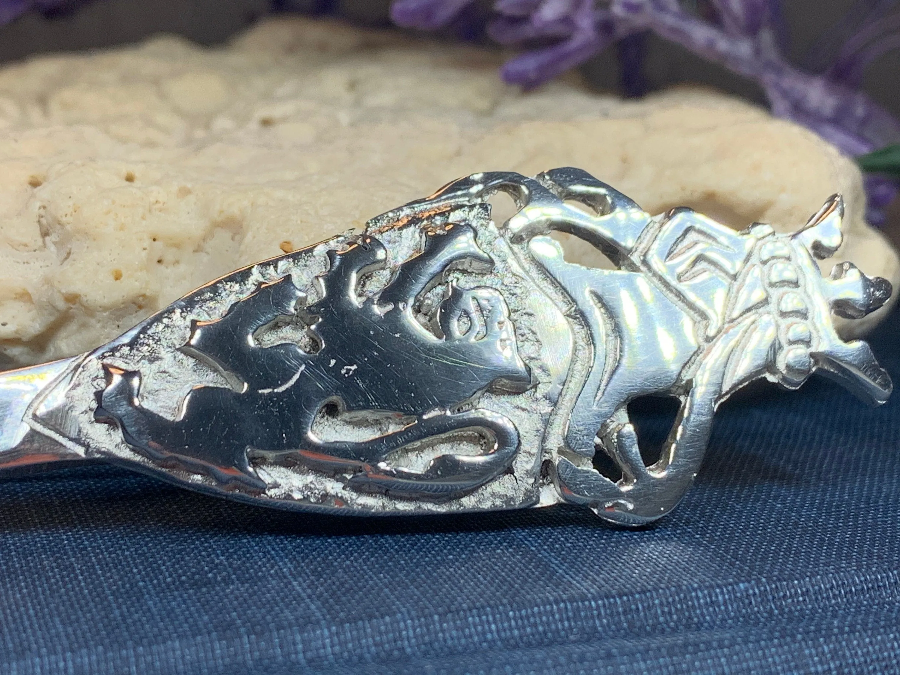 Lion Sword Kilt Pin