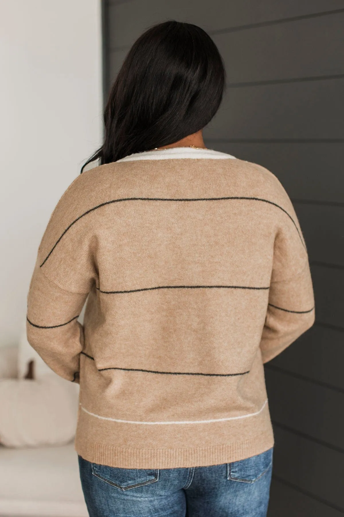 Lovely Little Moments Knit Sweater- Natural