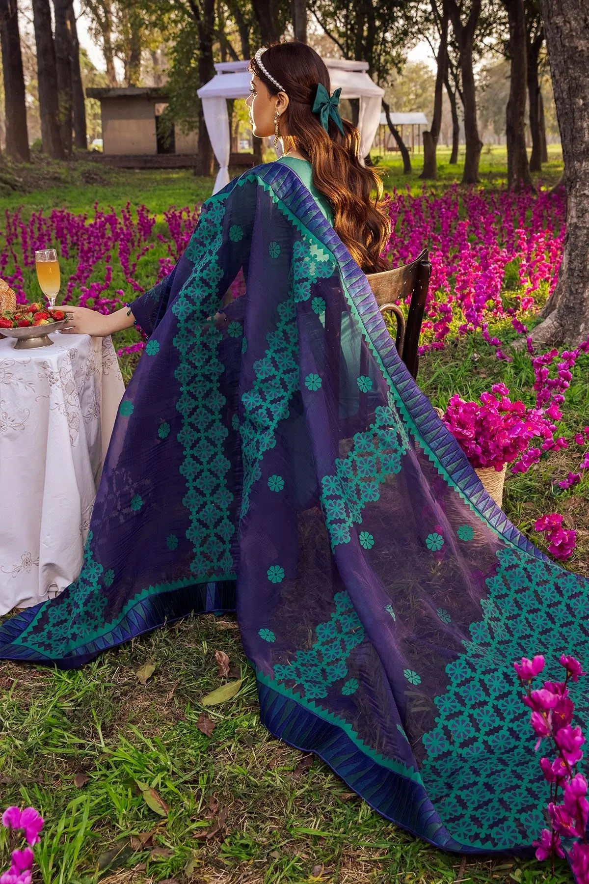 LYNA NI-31 | Nureh Blooming Summers Exclusive  Luxury Lawn Collection 2022 | Unstitched Embroidered Lawn Suits
