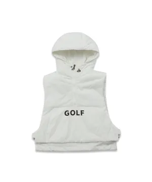 MACKY Golf: Player Hood Vest - White