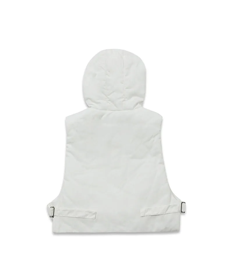 MACKY Golf: Player Hood Vest - White