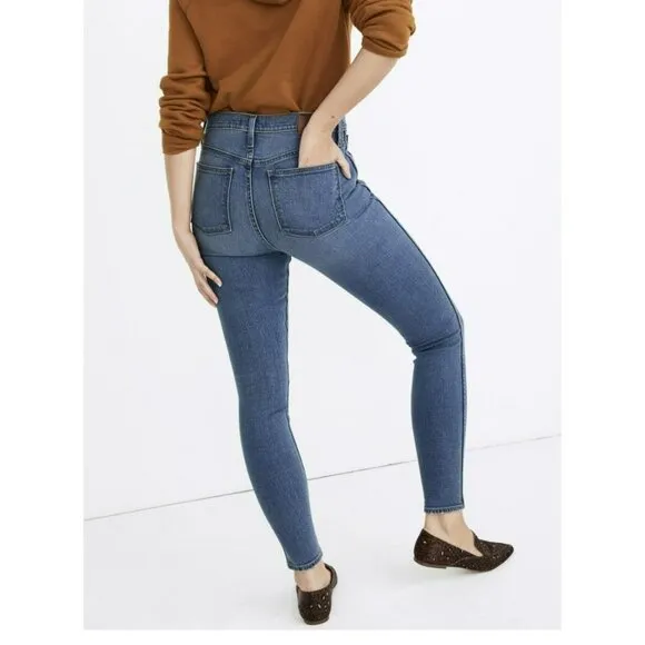 Madewell 10&quot; High Rise Stretch Tencel Skinny Jeans NEW Size 29