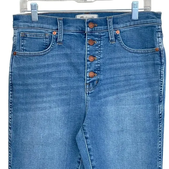 Madewell 10&quot; High Rise Stretch Tencel Skinny Jeans NEW Size 29