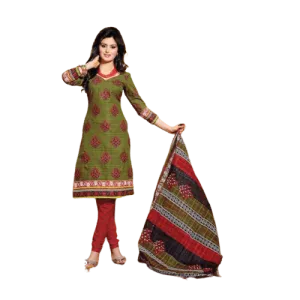 Mahendi Cotton Salwar Kameez Dress Material