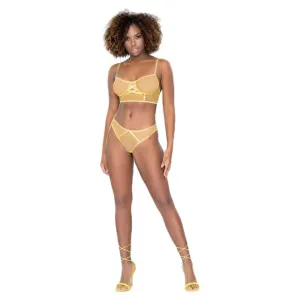 Mapale Sheer Mesh Two Piece