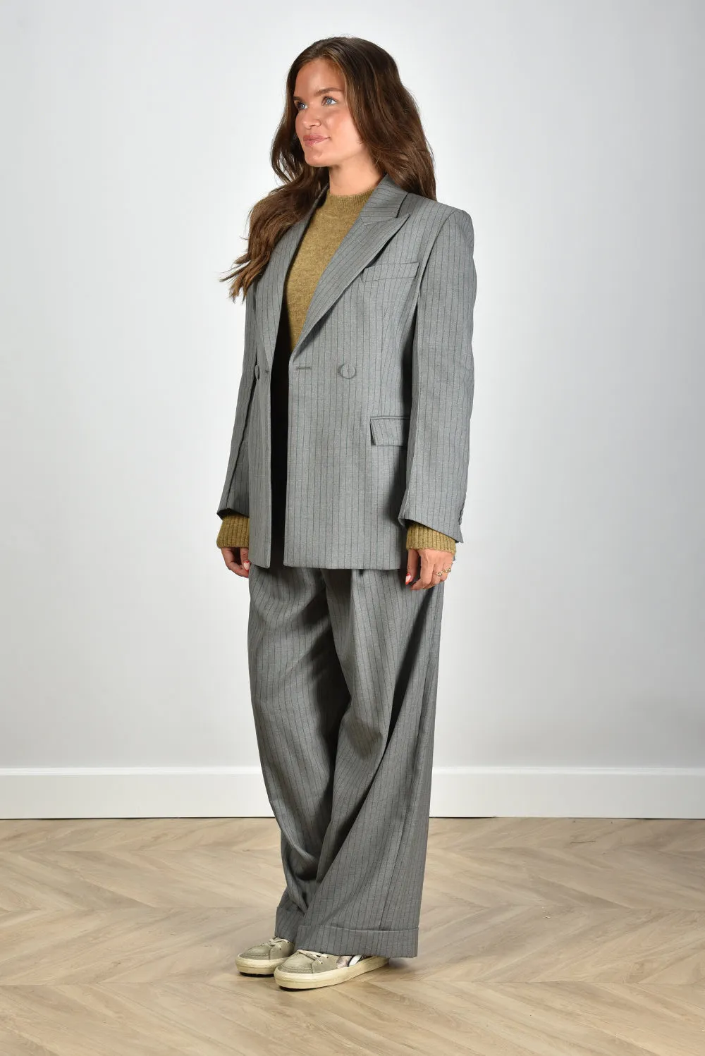 Margaux Lonnberg blazer Fairway GS/GNS green stripes