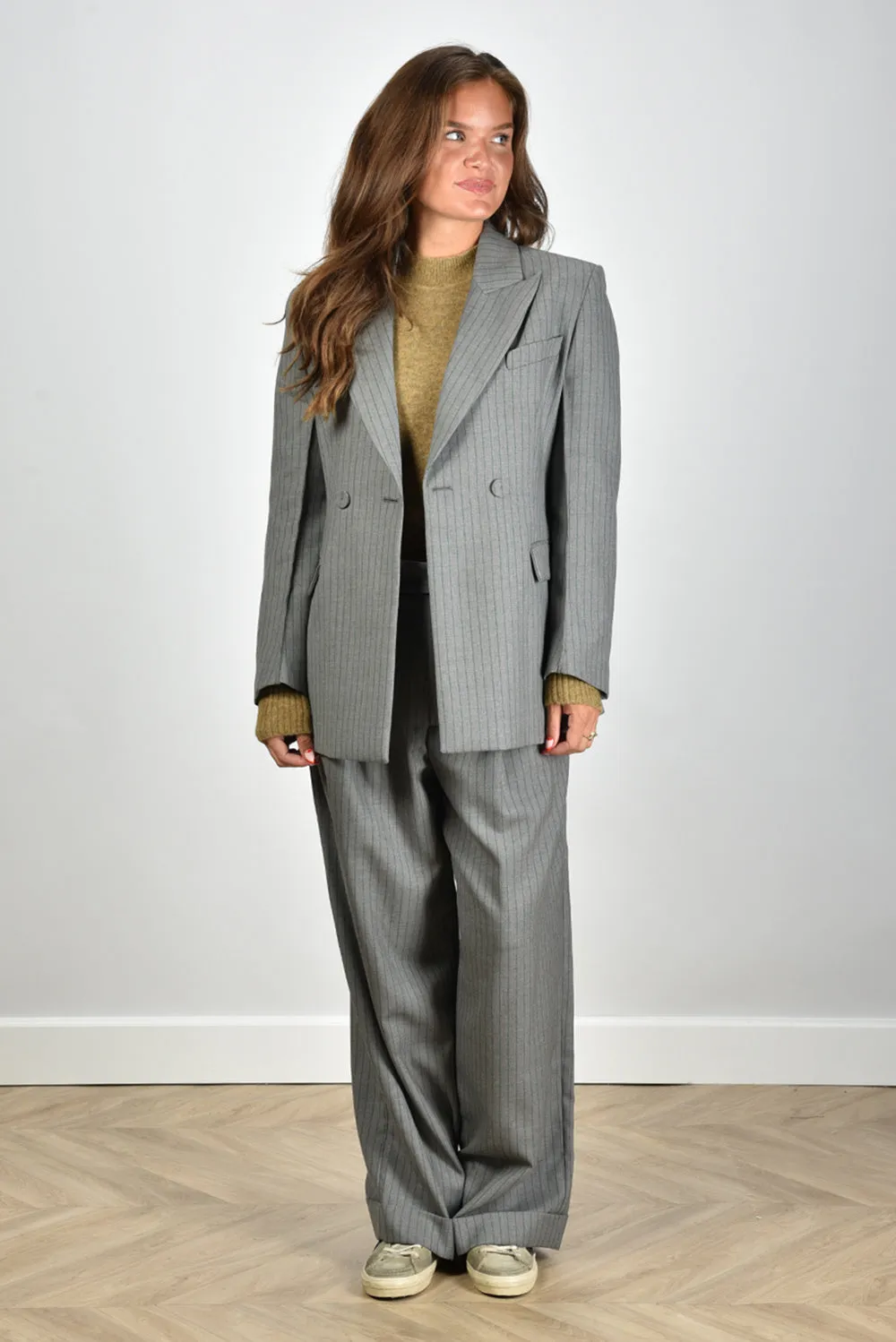 Margaux Lonnberg blazer Fairway GS/GNS green stripes