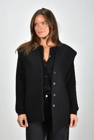 Margaux Lonnberg gilet Wallis B/OW black