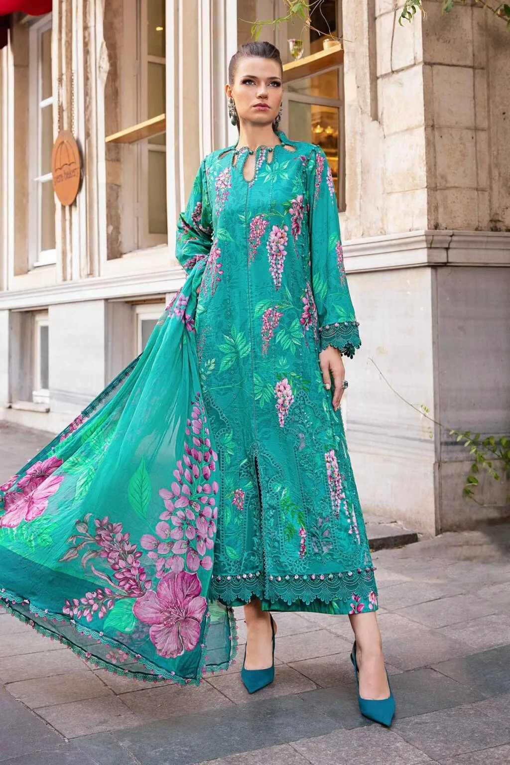 MARIA B | M-Prints Fall Edit 2024 | MPT-2301-A