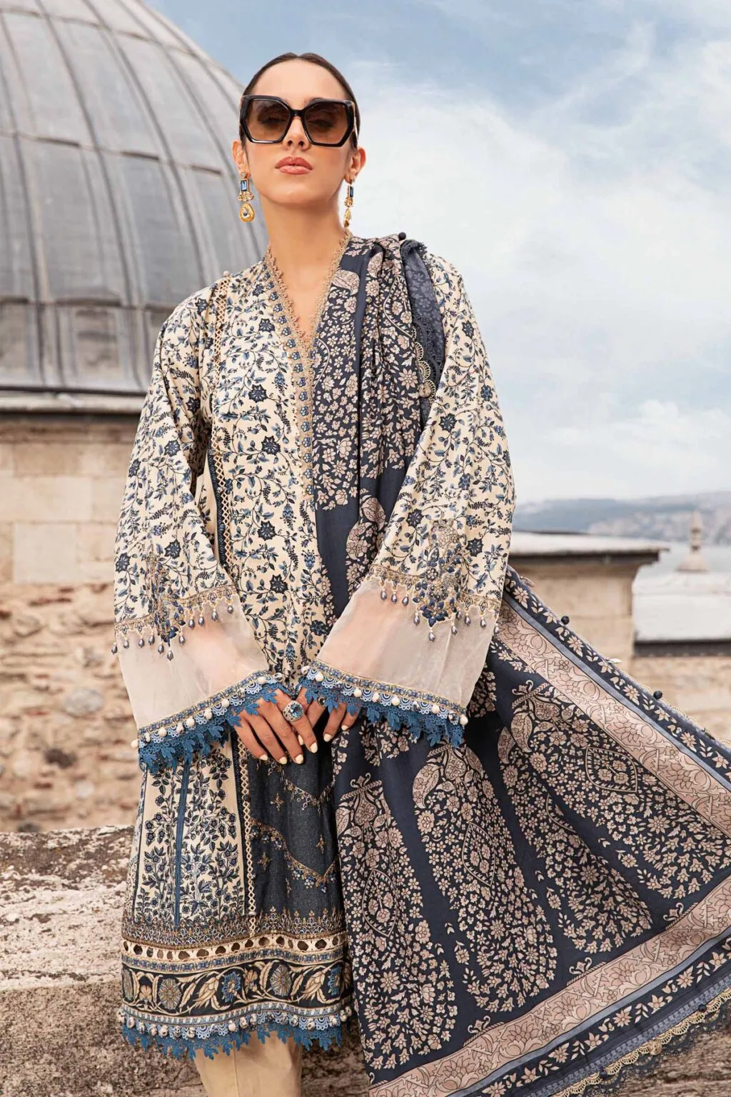MARIA B | M-Prints Fall Edit 2024 | MPT-2302-A