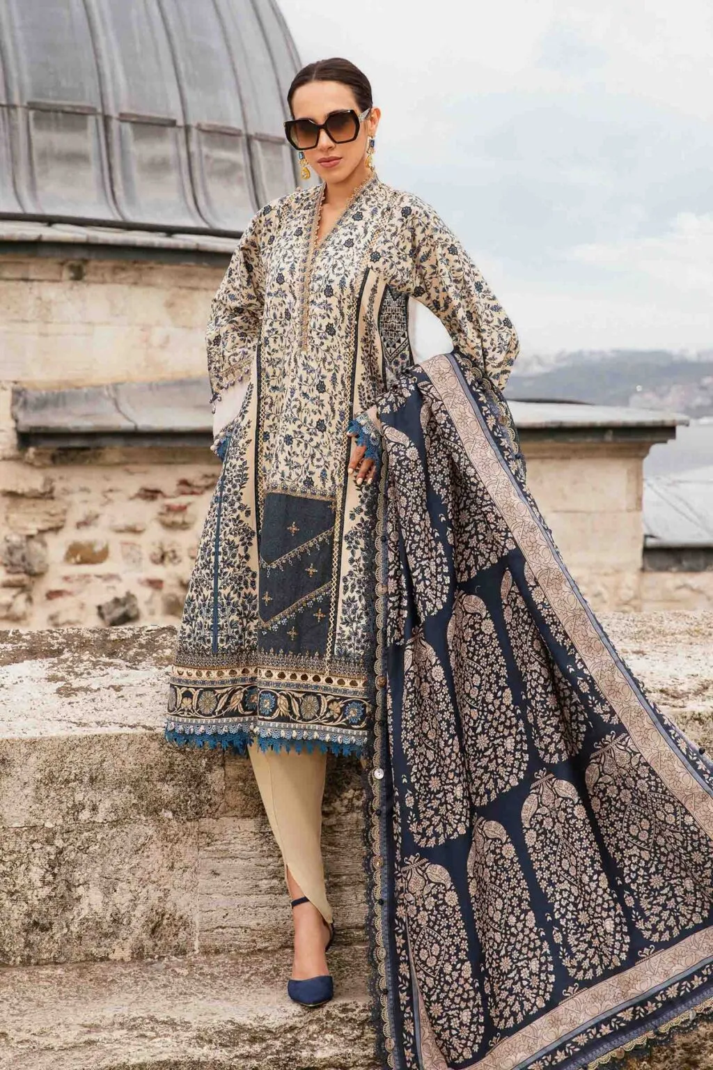 MARIA B | M-Prints Fall Edit 2024 | MPT-2302-A