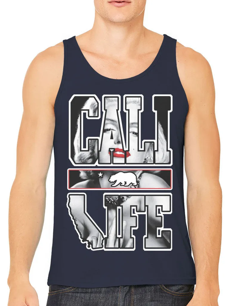 Marilyn Monroe Cali Life Men's Tank Top