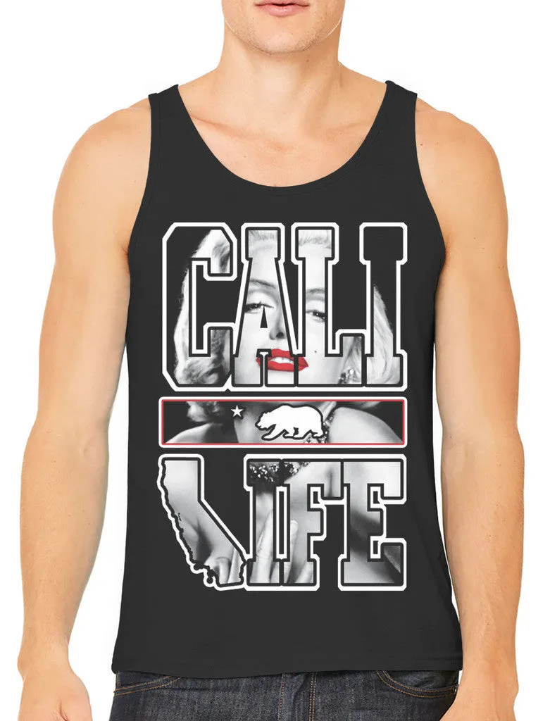 Marilyn Monroe Cali Life Men's Tank Top