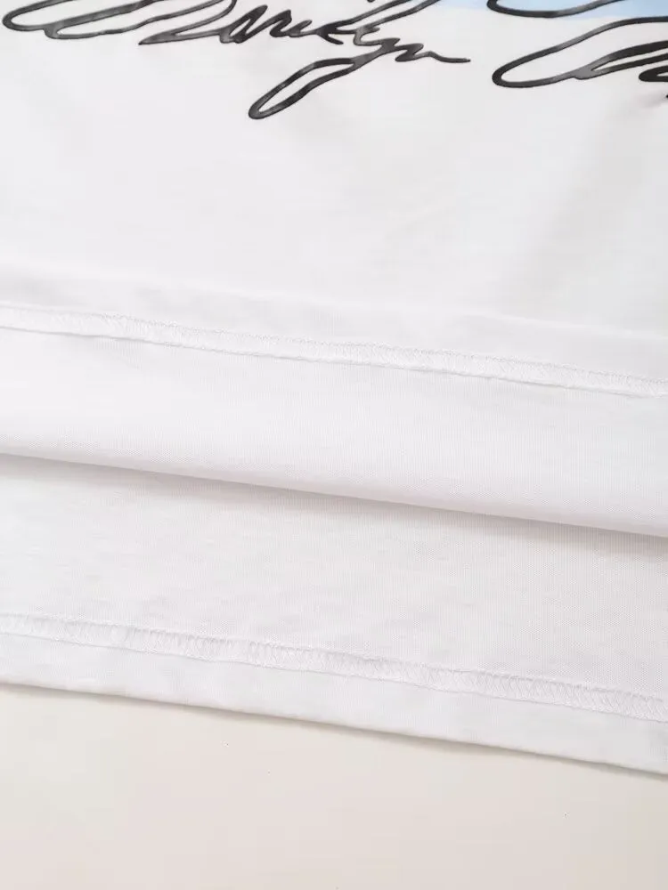 Marilyn Monroe Print Graphic Tee
