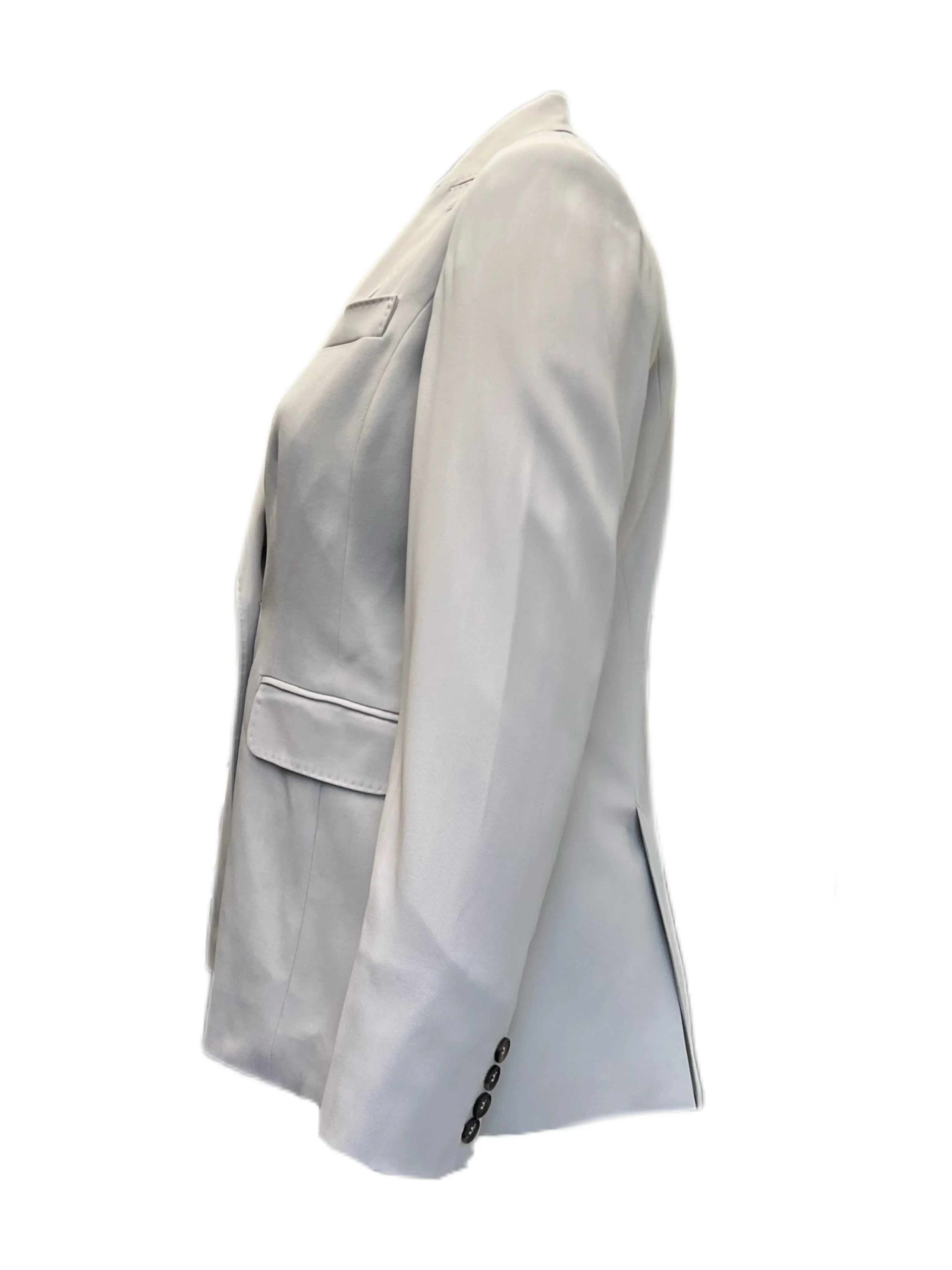 Marina Rinaldi Women's Beige Calamaio Virgin Wool Blazer NWT