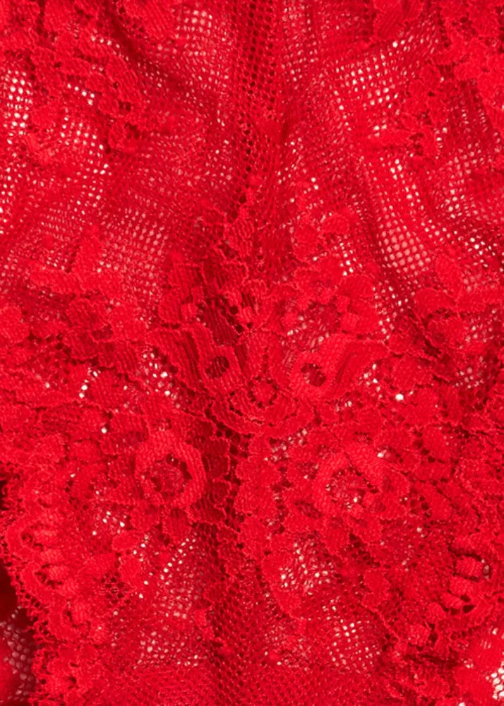 Mariposa Bikini Red Panties