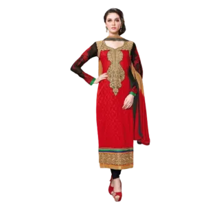 Maroon Chanderi Cotton Salwar Kameez Dress Materials