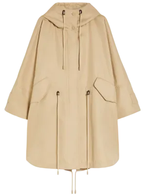 MaxMara Weekend Cotton Gabardine Cape Sand
