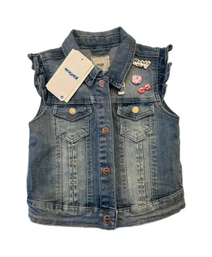 Mayoral jean vest size 6
