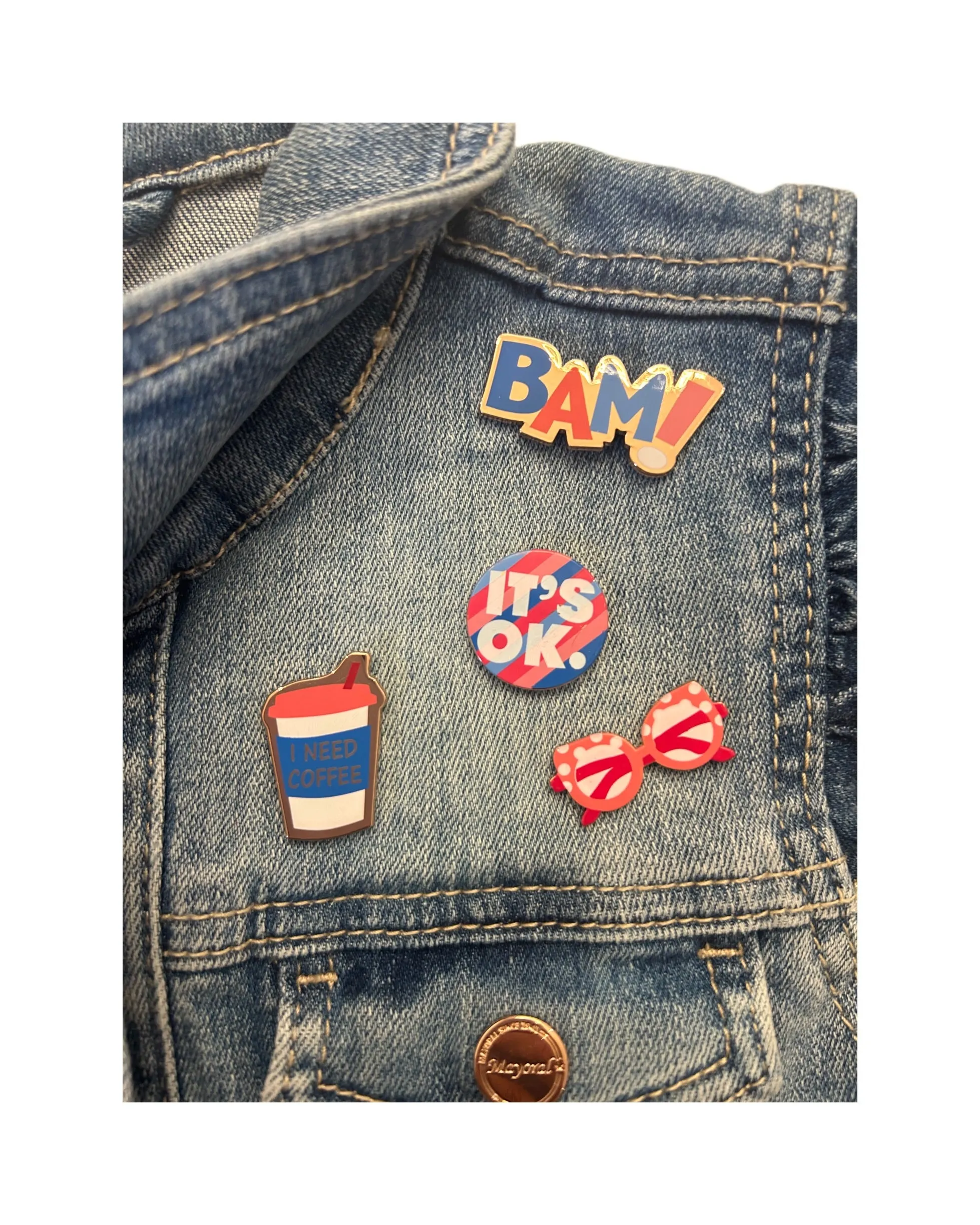 Mayoral jean vest size 6