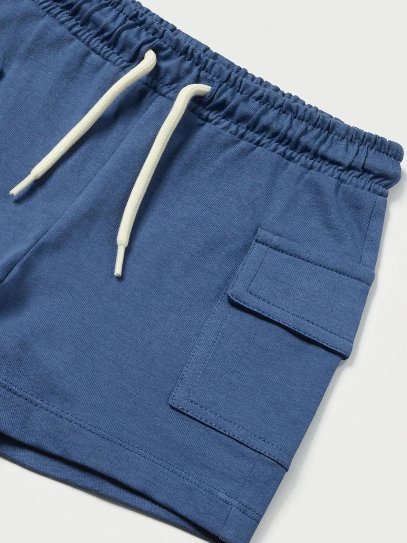 Mayoral Toddler Boy Green & Navy Monkey Short Set