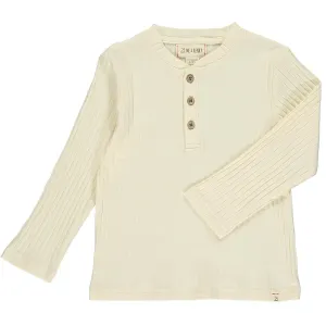 Me & Henry Adams Ribbed Henley - Cream