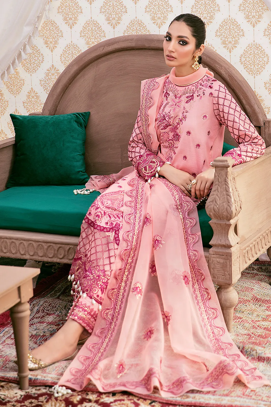 MEHR  | Afrozeh Gul Bahar Festive Collection 2022 | Unstitched Embroidered Lawn Suits
