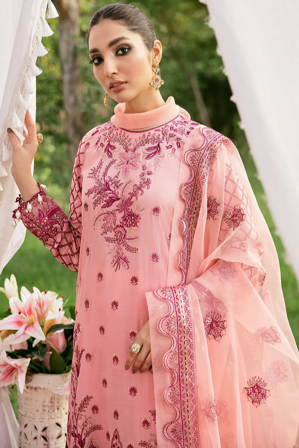 MEHR  | Afrozeh Gul Bahar Festive Collection 2022 | Unstitched Embroidered Lawn Suits