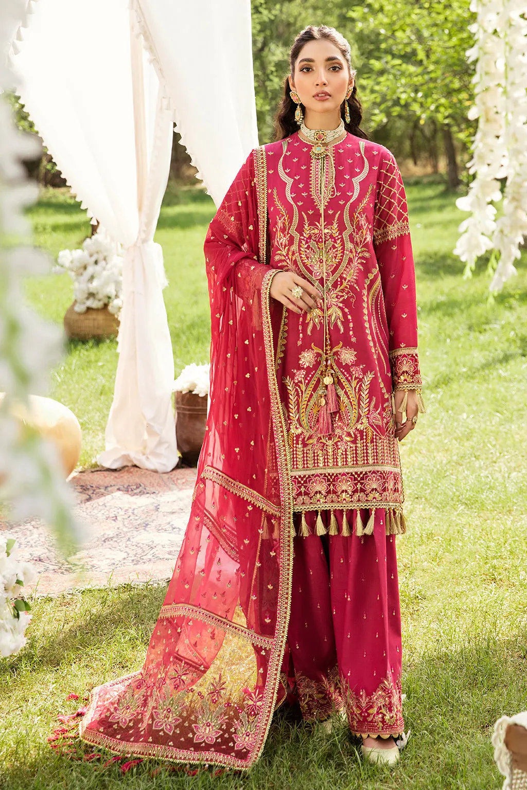 MEHRNAZ  | Afrozeh Gul Bahar Festive Collection 2022 | Unstitched Embroidered Lawn Suits